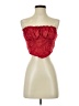 Shein 100% Polyester Red Sleeveless Top Size XS - photo 1