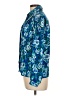 Assorted Brands 100% Polyester Floral Blue Long Sleeve Blouse Size 10 - photo 5