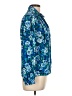 Assorted Brands 100% Polyester Floral Blue Long Sleeve Blouse Size 10 - photo 4