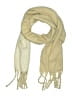 Galeries Lafayette Ivory Tan Scarf One size - photo 1