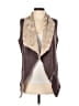 Double Zero Brown Faux Fur Vest Size S - photo 1