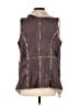 Double Zero Brown Faux Fur Vest Size S - photo 2