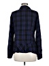 CAbi 100% Rayon Plaid Blue Long Sleeve Button-Down Shirt Size M - photo 2