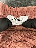 Storia 100% Polyester Brown 3/4 Sleeve Blouse Size S - photo 4