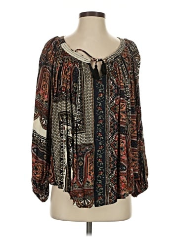 Olivaceous Long Sleeve Blouse (view 1)