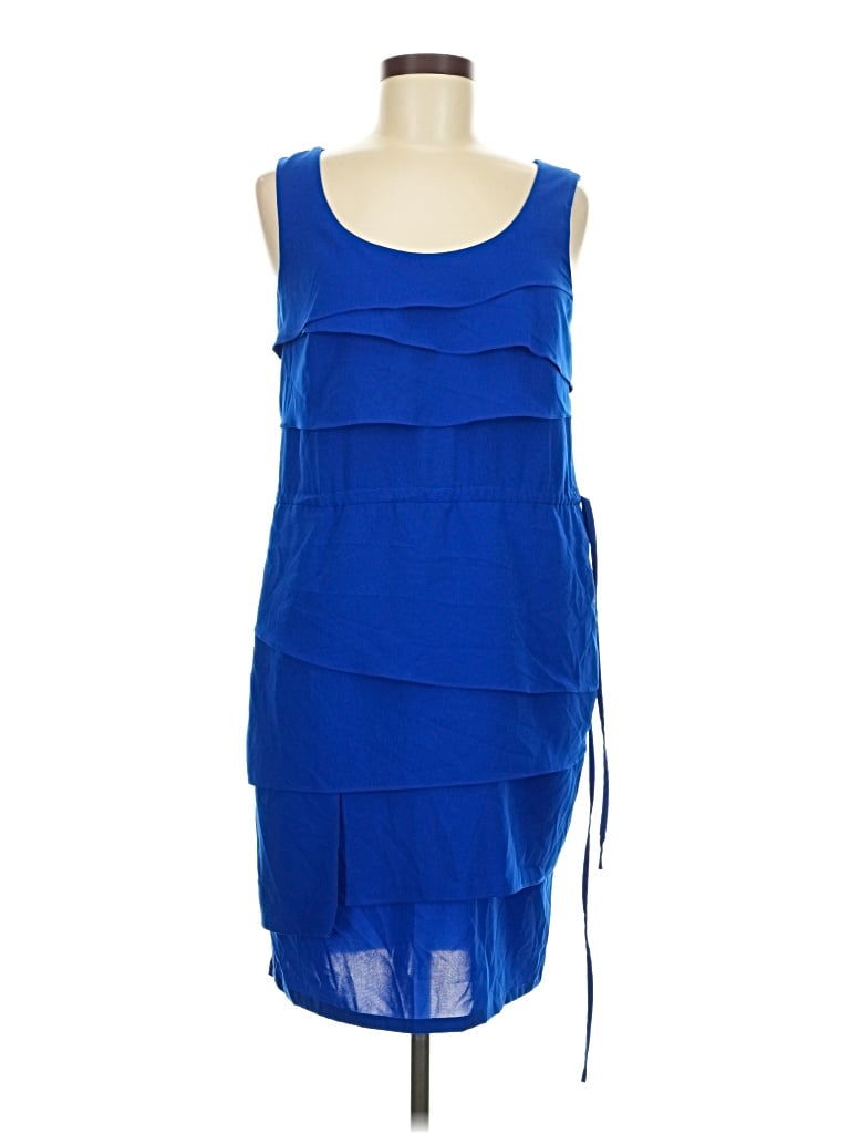Pre-owned Calvin Klein Cocktail Dress In Blue
