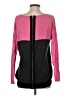 Vertical Design Color Block Pink Pullover Sweater Size S - photo 2