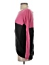 Vertical Design Color Block Pink Pullover Sweater Size S - photo 5