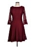 Rabbit Rabbit Rabbit Designs 100% Polyester Burgundy Cocktail Dress Size 12 - photo 1