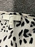 Joie Animal Print Tan Silver Short Sleeve Top Size M - photo 7