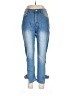 Shein Solid Blue Jeans Size 0X - photo 1