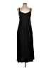 Mix It Solid Black Casual Dress Size L - photo 1