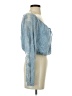 Honey Punch 100% Polyester Blue 3/4 Sleeve Blouse Size S - photo 4