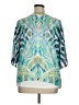 Chico's Graphic Teal Cardigan Size XL (3) - photo 2