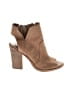Vince Camuto 100% Leather Brown Tan Ankle Boots Size 6 1/2 - photo 1