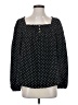 Draper James Polka Dots Black Long Sleeve Blouse Size S - photo 1