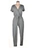 Piper & Scoot Houndstooth Gray Jumpsuit Size L - photo 1