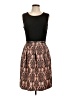 En Focus Studio Graphic Brown Cocktail Dress Size 12 (petite) - photo 1