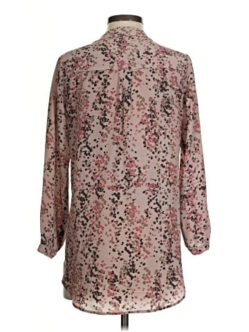 Amour Vert Long Sleeve Silk Top (view 2)