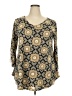 Stem & Vine Gold 3/4 Sleeve Blouse Size 2X - photo 1
