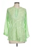 Chadwicks 100% Polyester Green 3/4 Sleeve Blouse Size 10 - photo 1