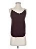 Express 100% Polyester Burgundy Sleeveless Top Size XXS - photo 1
