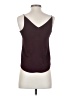 Express 100% Polyester Burgundy Sleeveless Top Size XXS - photo 2