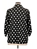 Millenium 100% Polyester Polka Dots Black 3/4 Sleeve Blouse Size 1X - photo 2