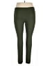 Bozzolo Solid Green Active Pants Size 2X - photo 2