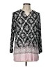Soma Silver 3/4 Sleeve Blouse Size L - photo 1