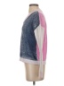 Charlie 100% Cotton Color Block Blue Pullover Sweater Size S - photo 5