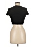 Shein Black Short Sleeve Turtleneck Size 6 - photo 2