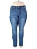 YMI Solid Blue Jeans Size 20 - photo 1