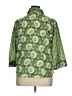 Classic Elements Green 3/4 Sleeve Blouse Size XL - photo 2