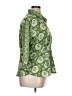 Classic Elements Green 3/4 Sleeve Blouse Size XL - photo 4