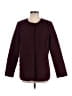 Anne Klein 100% Polyester Burgundy Jacket Size S - photo 1