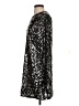 H&M 100% Polyester Stars Black Cocktail Dress Size S - photo 5
