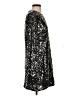 H&M 100% Polyester Stars Black Cocktail Dress Size S - photo 4
