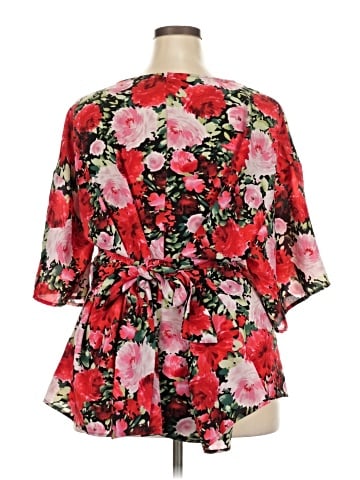 Molly & Isadora Short Sleeve Blouse (view 2)