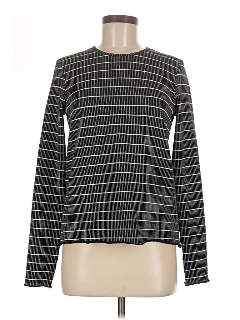 Pre-owned The Fifth Label Long Sleeve Top Gray Crew Neck Tops