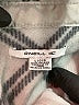 O'Neill 100% Polyester Plaid Gray Long Sleeve Blouse Size L - photo 7