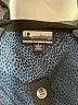 Brooklyn Industries 100% Polyester Animal Print Blue Sleeveless Blouse Size L - photo 7
