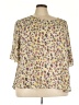 Cato 100% Polyester Ivory Short Sleeve Blouse Size 26 - 28 - photo 1