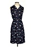 Yumi 100% Polyester Hearts Blue Casual Dress Size 0 - 2 - photo 1