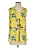 Rose + Olive 100% Polyester Yellow Sleeveless Blouse Size S - photo 1