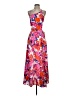 Unbranded Floral Pink Cocktail Dress Size XXS (estimated) - photo 1