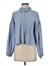 ee:some Blue Long Sleeve Blouse Size S - photo 1