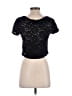 Express Black Short Sleeve Top Size XS - photo 2