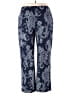 JM Collection Paisley Blue Casual Pants Size 2X - photo 2