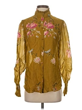 Joie Long Sleeve Silk Top (view 1)